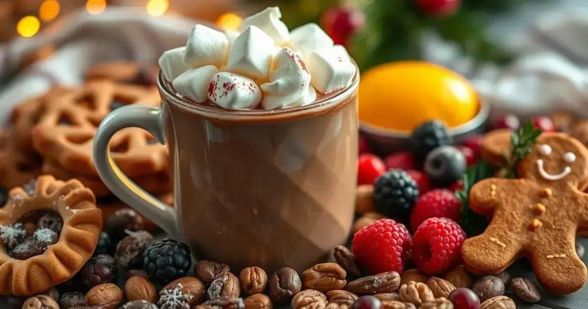 Sugestões de Acompanhamentos para Chocolate Quente