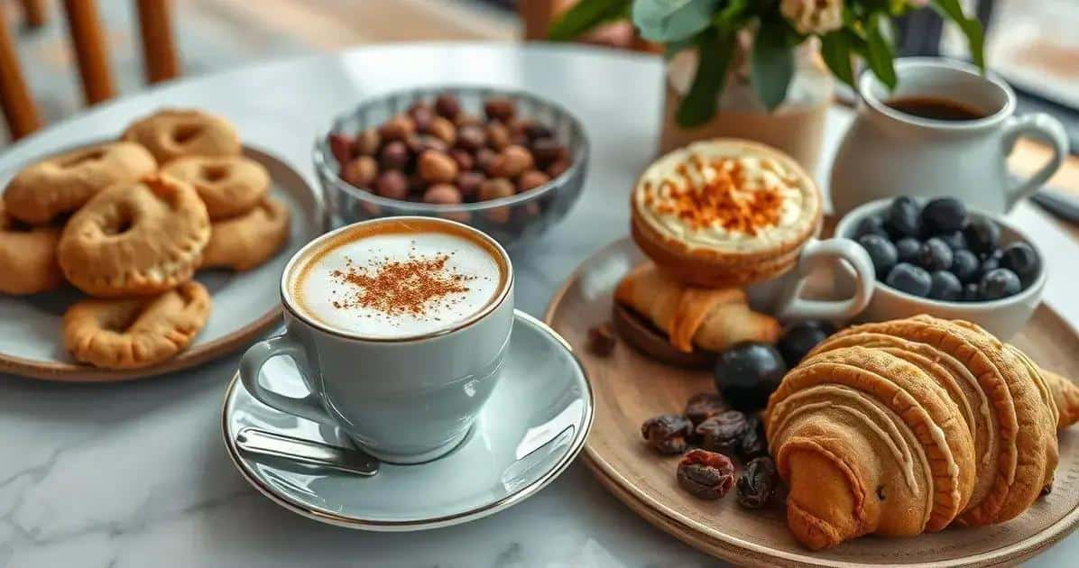 Sugestões de acompanhamentos para o cappuccino
