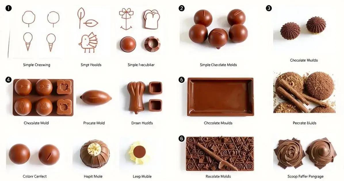 Técnicas para desenhar com chocolate