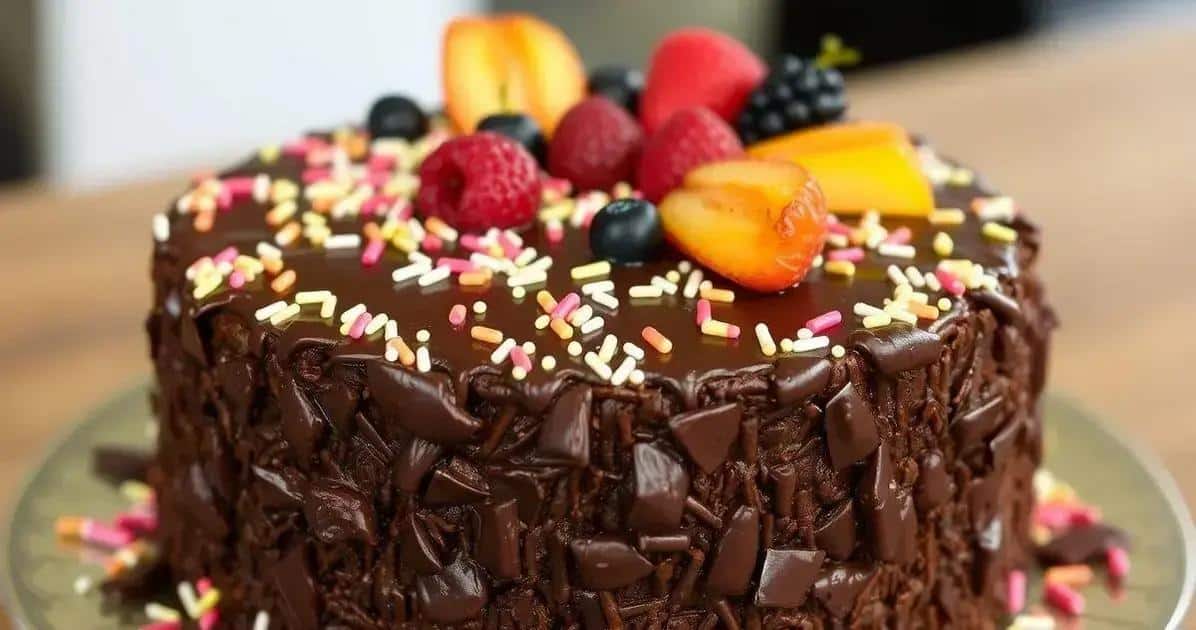 Transformando Restos de Chocolate em Bolo