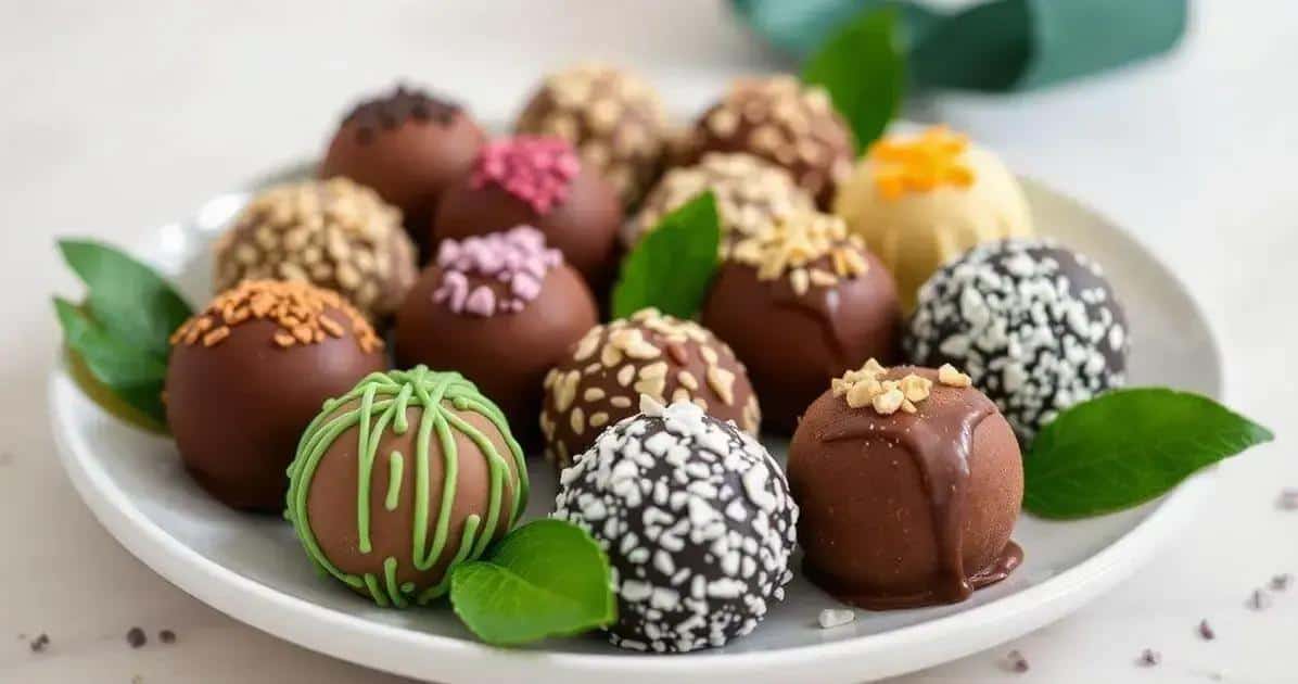 Trufas Coração Vegano: Sabor Intenso sem Ingredientes de Origem Animal