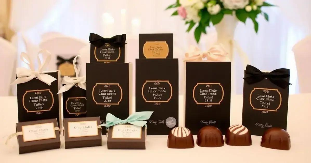 Vantagens de Escolher Chocolates como Lembrancinhas
