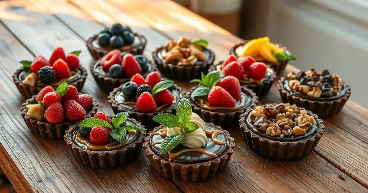 Variações criativas da Receita de Torta de Chocolate