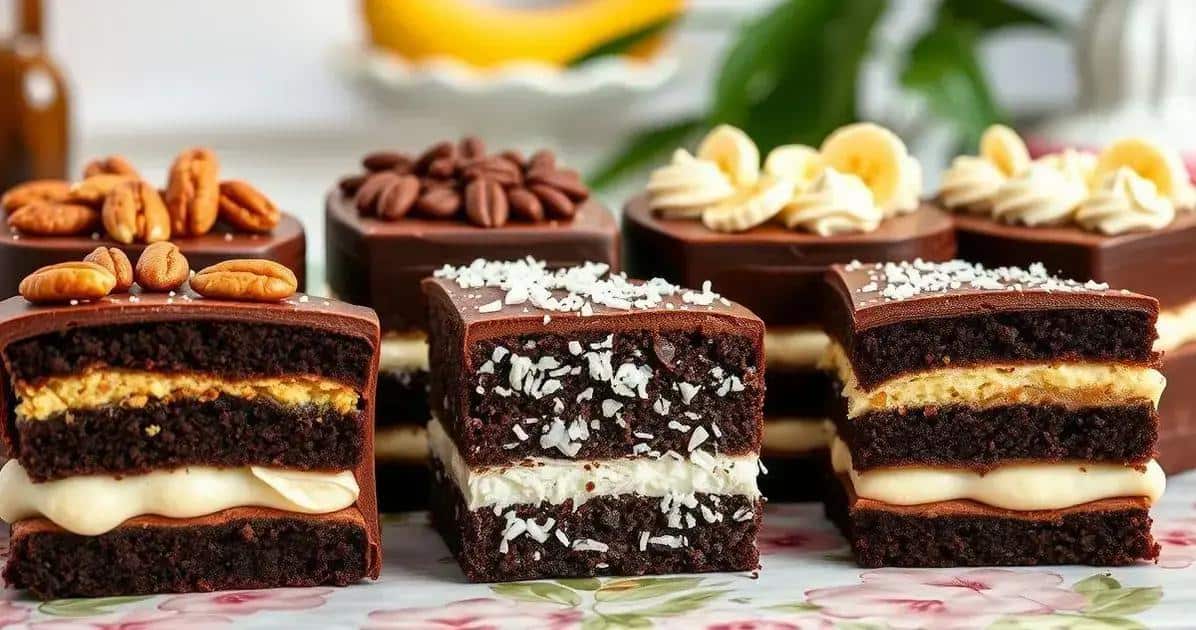 Variações da Receita com Chocolate e Banana