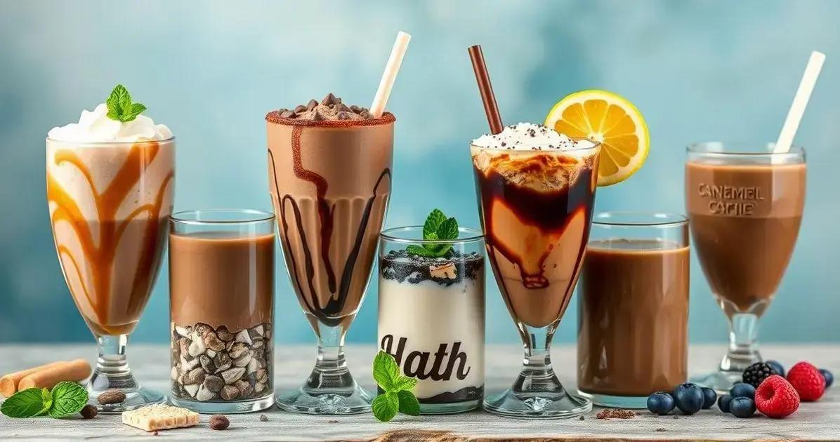 Variações da Receita de Bebida Gelada de Chocolate