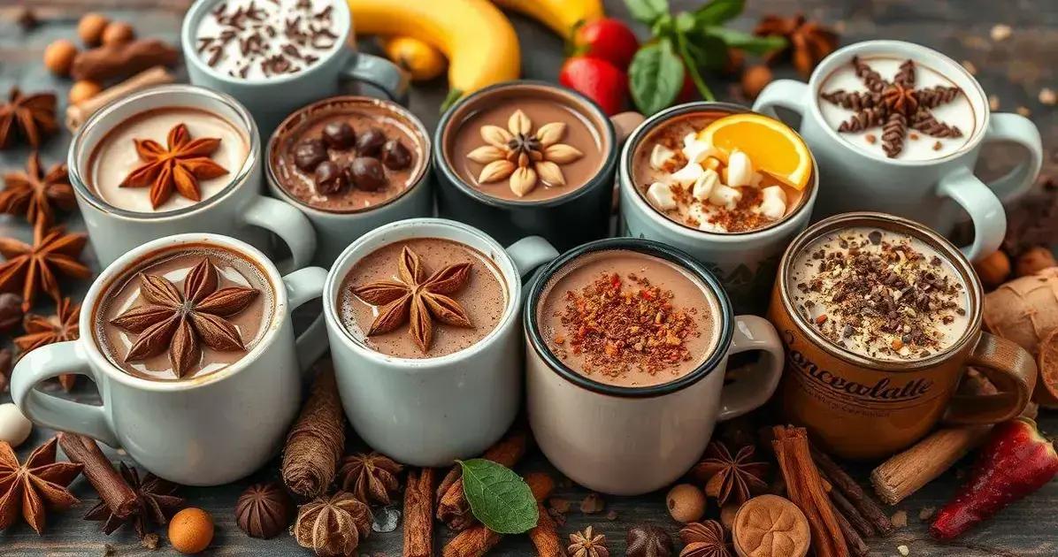 Variações da Receita de Chocolate Quente
