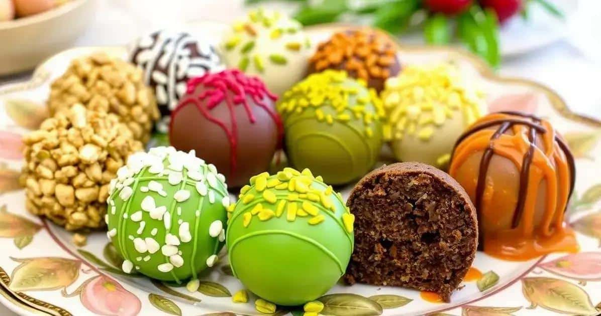 Variações do Brigadeiro Gourmet com Pistache