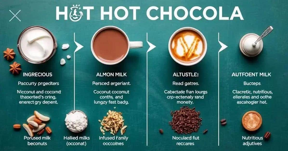 Variações e Substituições para o Chocolate Quente Fit