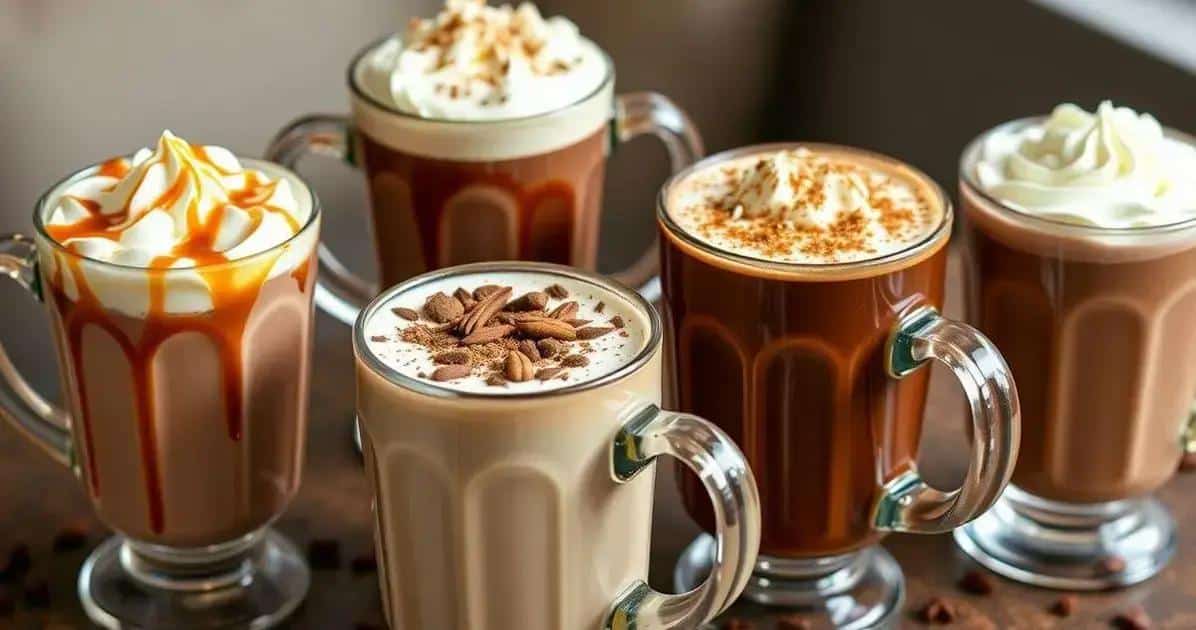 Variantes do Chocolate Quente com Caramelo