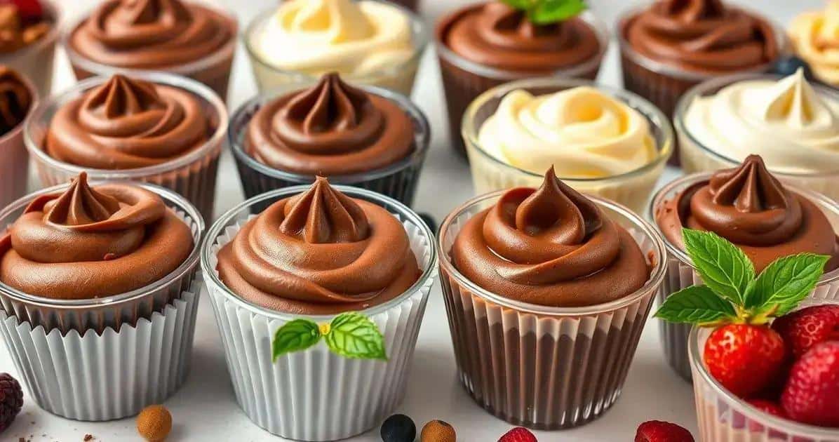 Variedades de Mousse de Chocolate