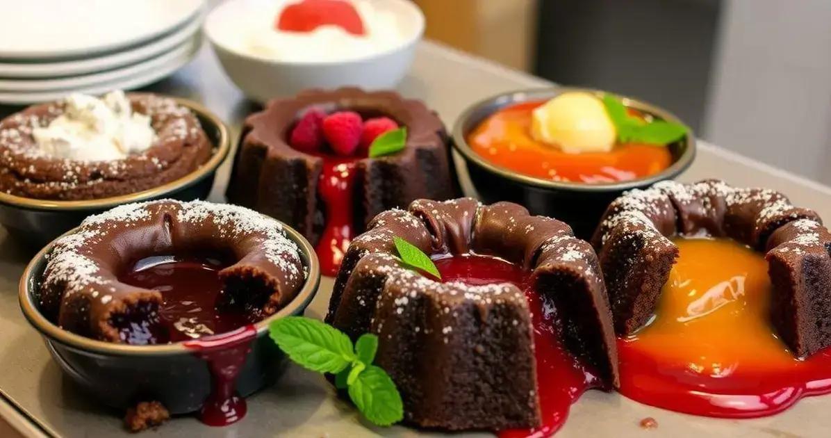 Variedades do Bolo Vulcão: Experimente Diferentes Sabores