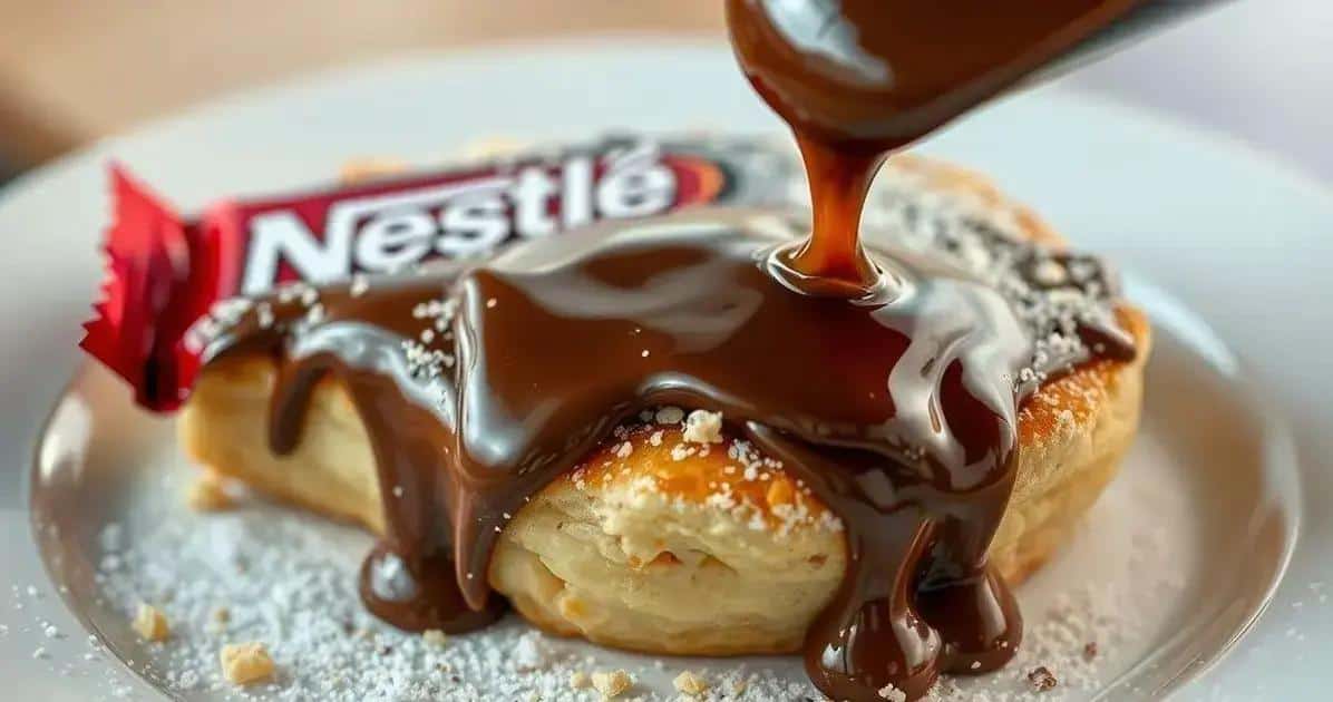 Como derreter barra de chocolate Nestlé corretamente (sem perder o brilho)