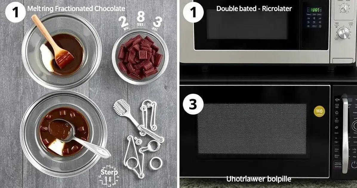 Como derreter chocolate fracionado corretamente