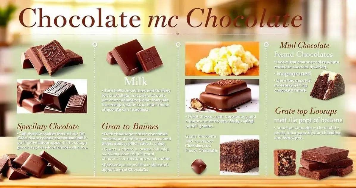 Como Escolher Chocolate para suas Receitas