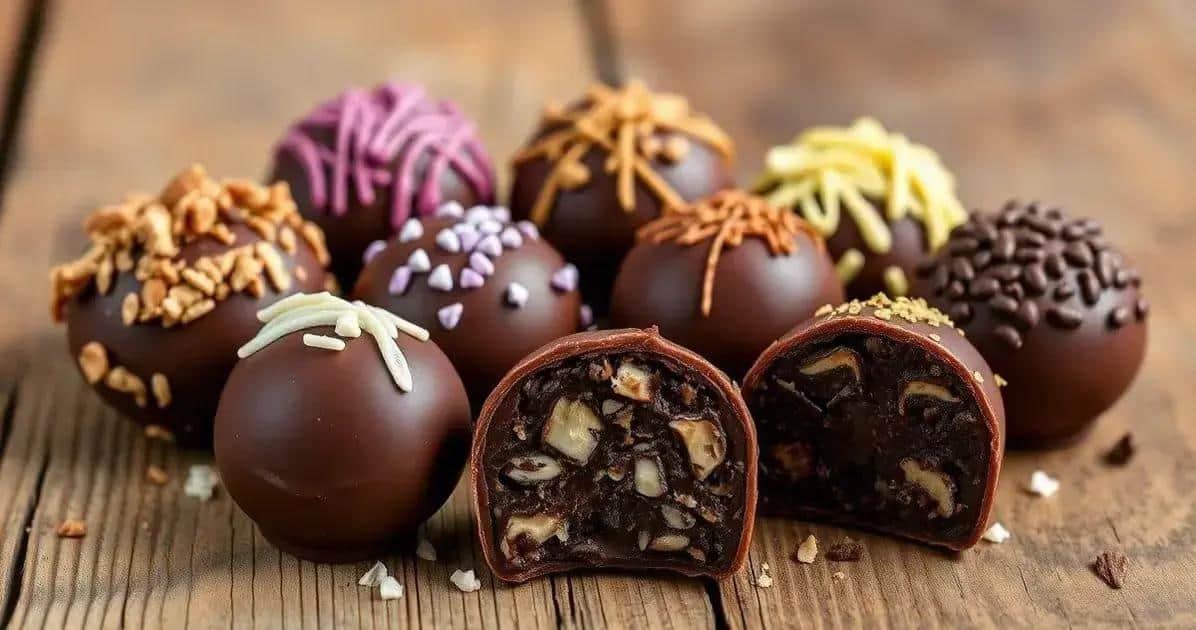 Como fazer trufas perfeitas com chocolate fracionado (passo a passo)