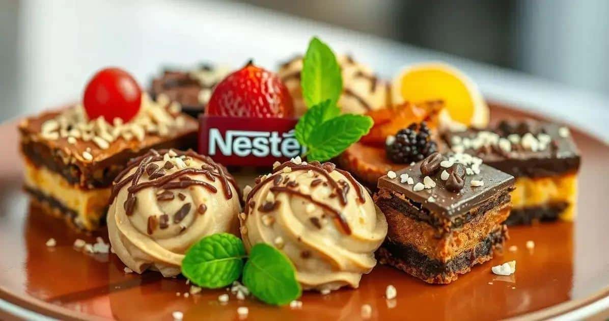 Como usar barra de chocolate Nestlé em sobremesas e doces profissionais
