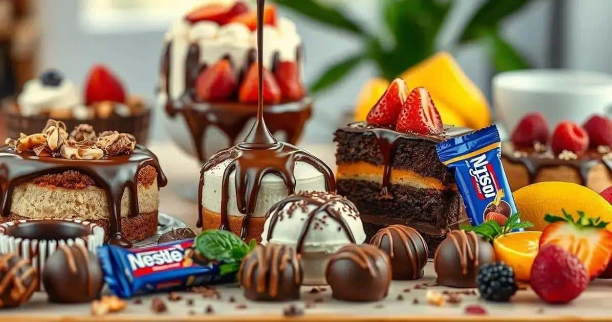Como Usar Barra de Chocolate Nestlé em Sobremesas