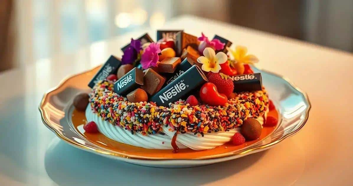 Dicas para decorar bolos e sobremesas com barra de chocolate Nestlé