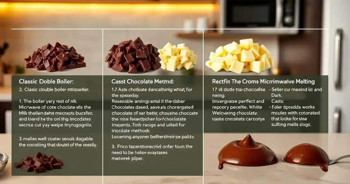 Dicas para Derreter Chocolate de Forma Perfeita