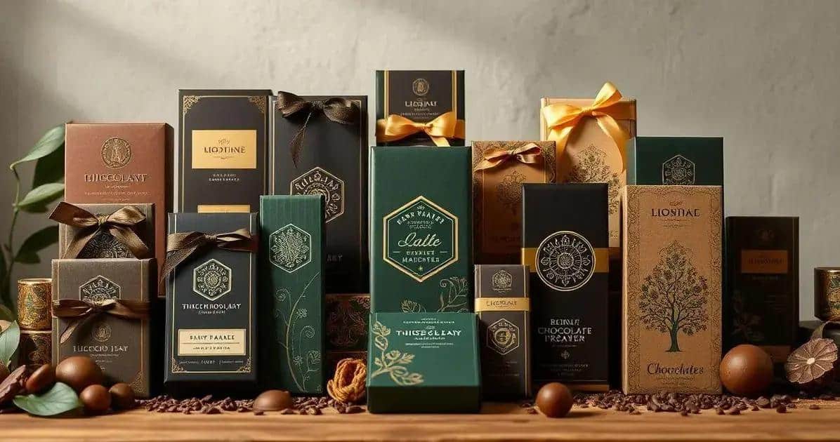 Embalagens Criativas para Chocolate Nobre