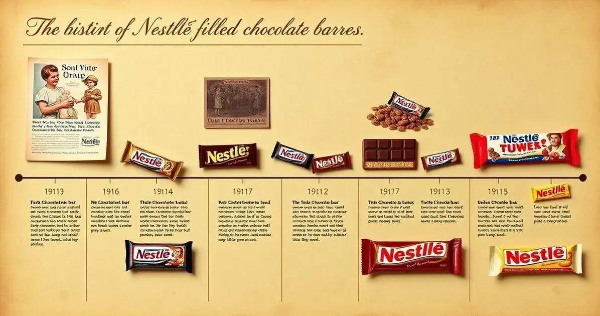 História da Barra de Chocolate Nestlé Recheada