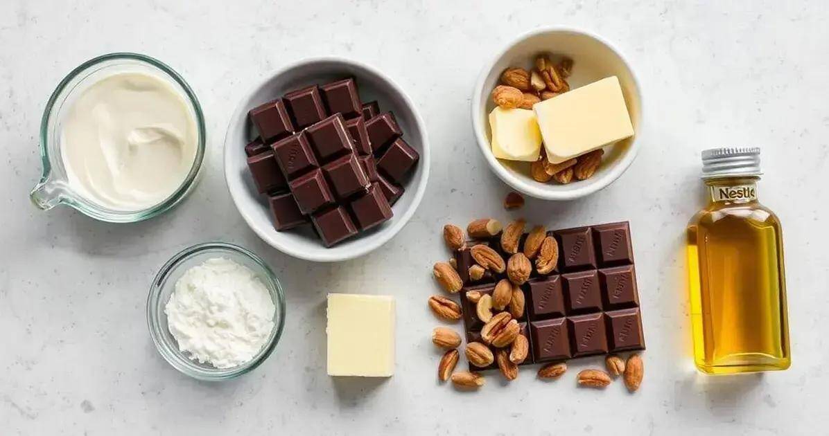 Ingredientes da barra de chocolate Nestlé