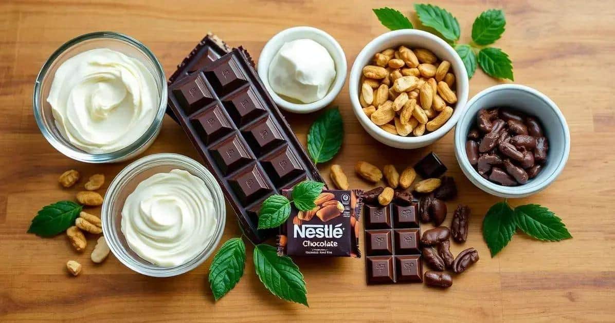 Ingredientes da Barra de Chocolate Nestlé Recheada