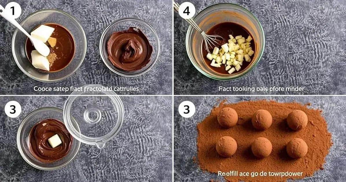Método de Preparação das Trufas de Chocolate Fracionado