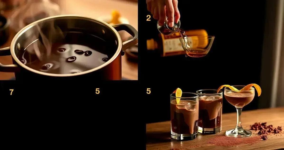 Método de Preparo do Licor 43 com Chocolate