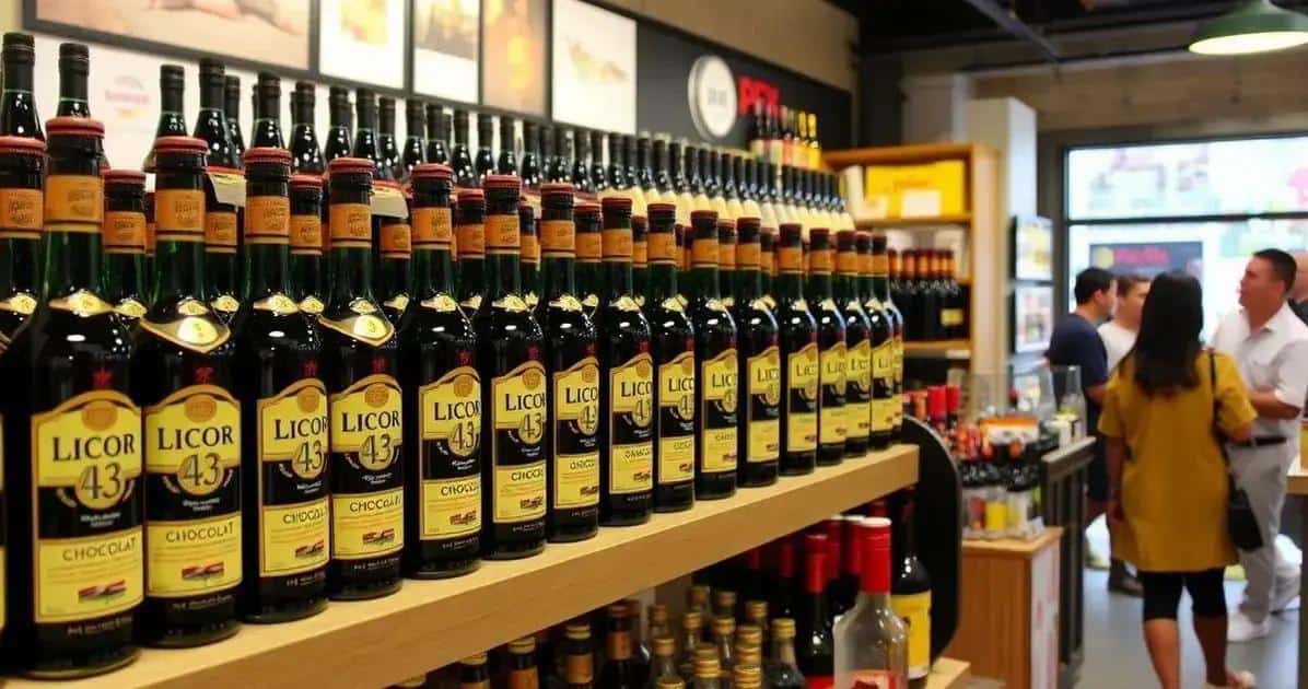 Onde encontrar Licor 43 Chocolate em lojas físicas