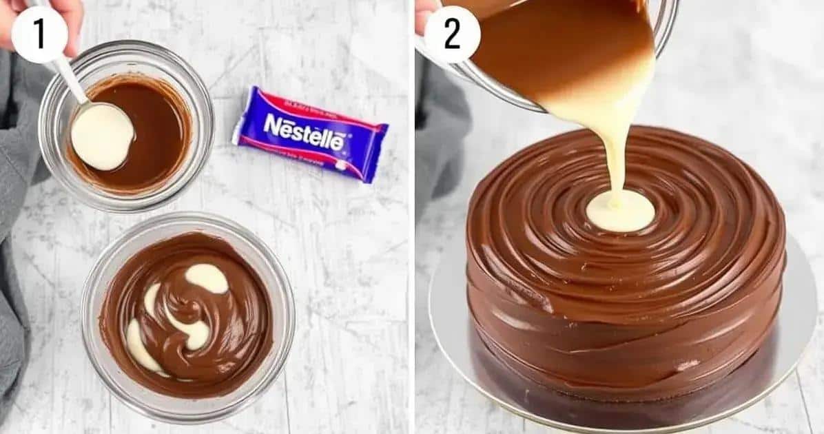 Preparando a Cobertura para Bolo com Barra de Chocolate Nestlé