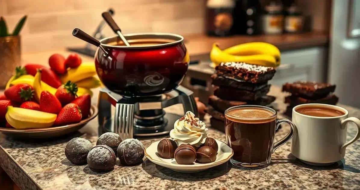 Receitas Incríveis com Chocolate Derretido