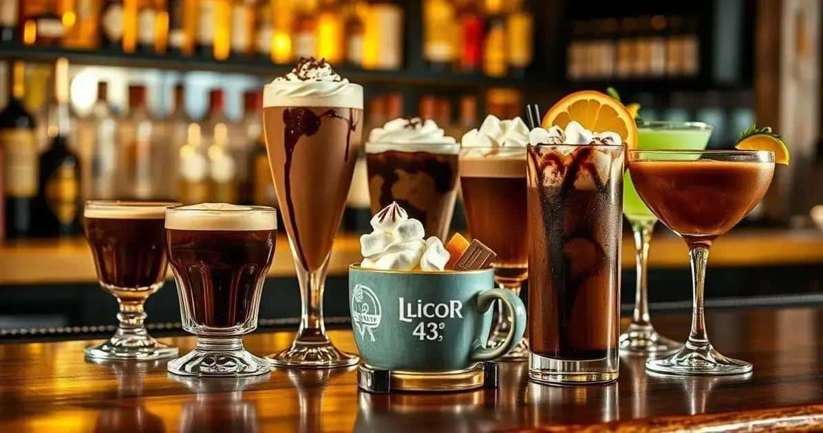Sugestões de Bebidas com Licor 43 Chocolate e Café