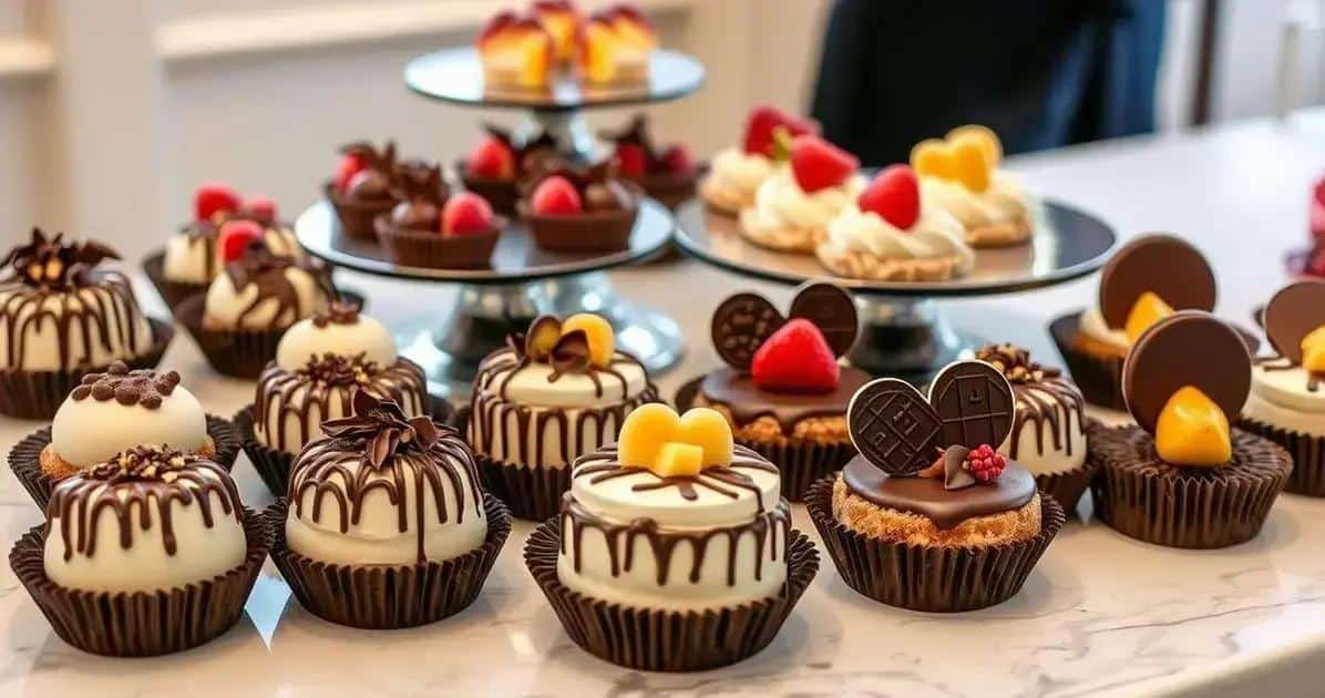 Sugestões de Decoração para Sobremesas com Chocolate Fracionado