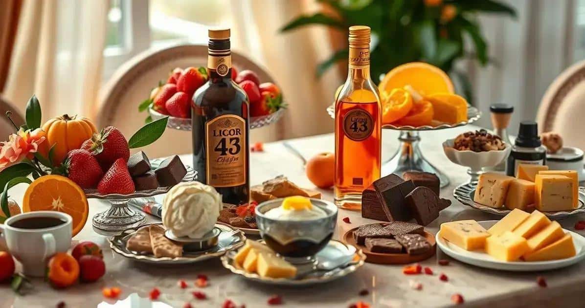 Sugestões de Harmonização com Licor 43