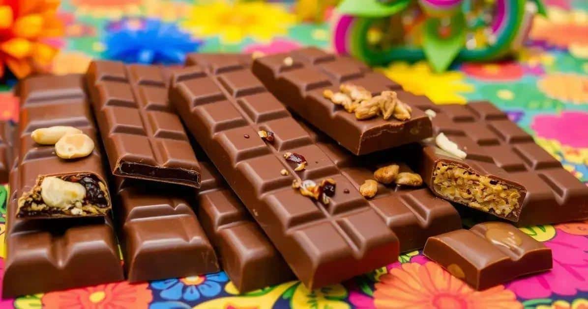 Variações de Recheios para Barra de Chocolate