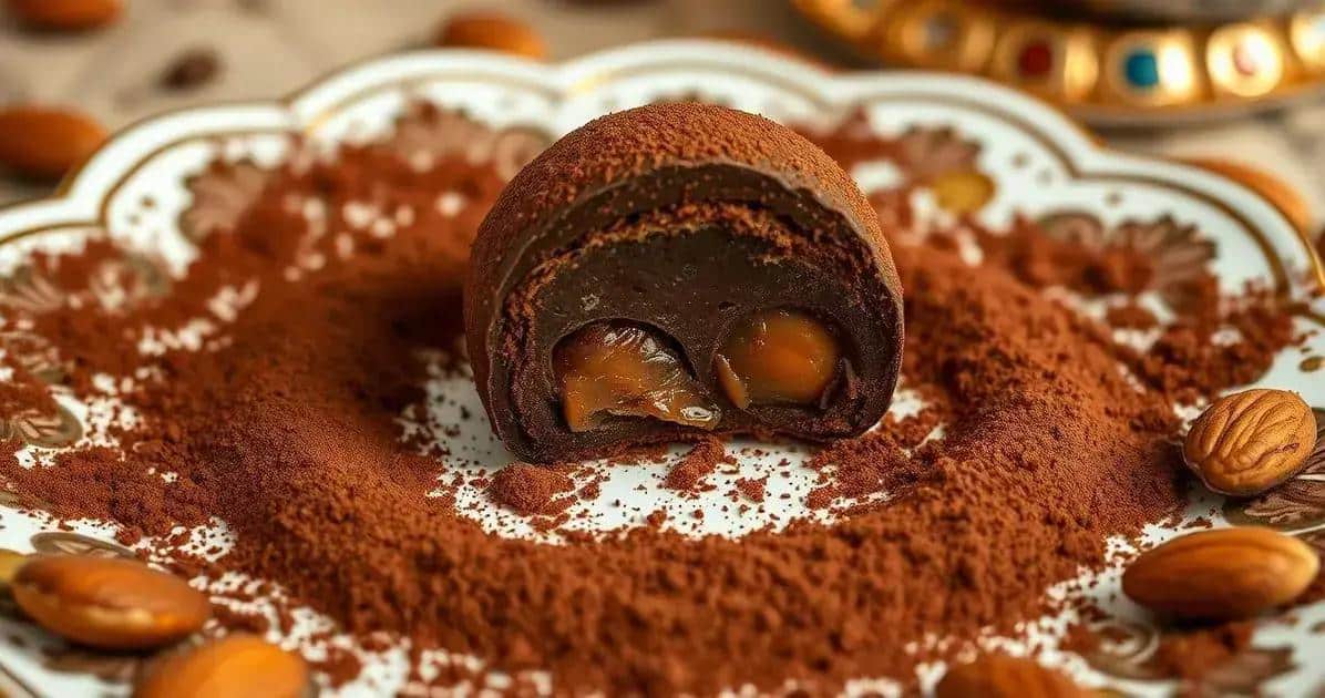 Bombom Doce Segredo: Marzipã Macio em Casquinha de Cacau