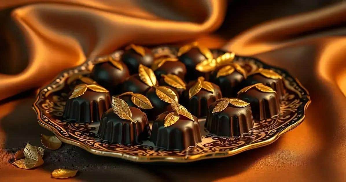 Bombons Gold Leaf: Luxo que Derrete na Boca