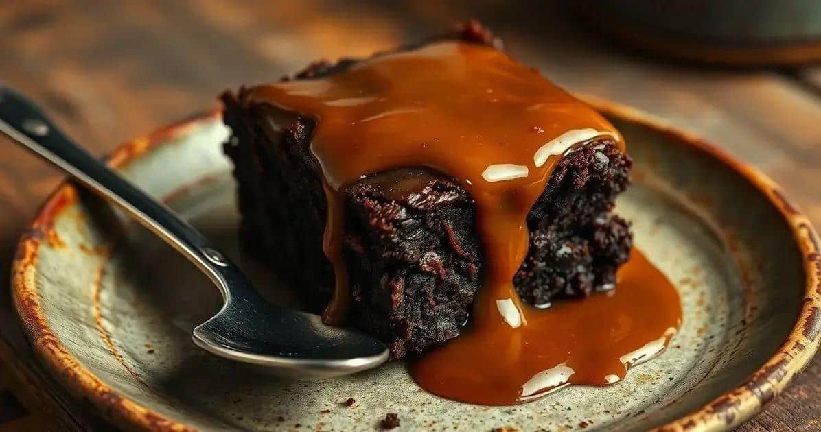 Brownie Salto de Caramelo: Crocância Doce-Salgada em Cada Mordida