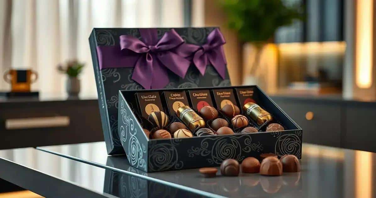 Caixa Executivo Gold: Chocolate Fino que Encanta Clientes VIP