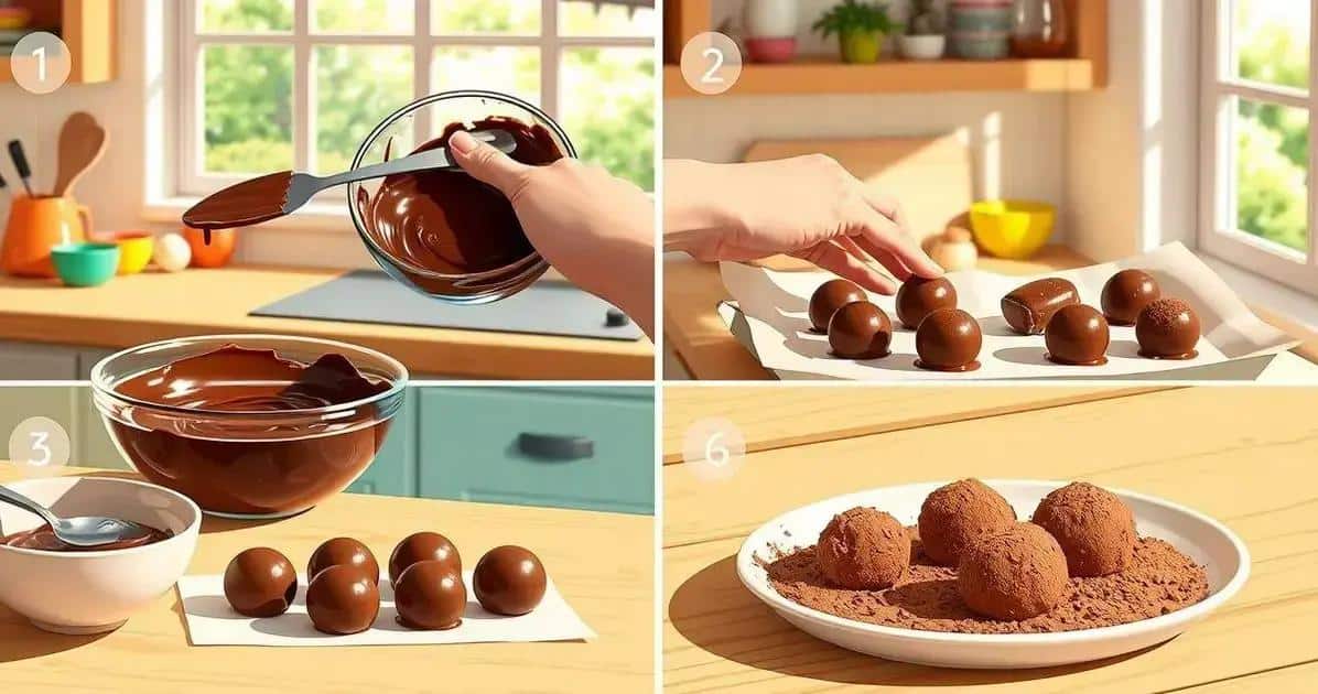 Como Fazer Trufas de Chocolate