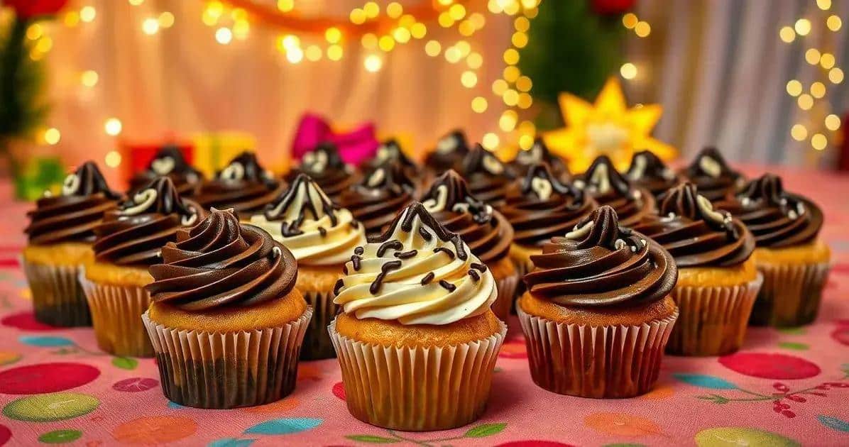 Cupcake Top Chic: Topper de Cacau que Impressiona