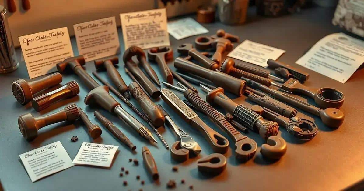 Curiosidades sobre Chocolates em Formato de Ferramentas