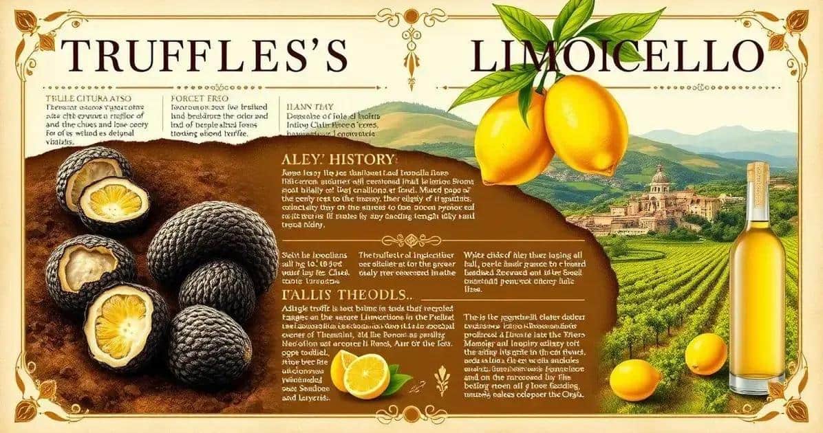 Curiosidades sobre Trufas e Limoncello