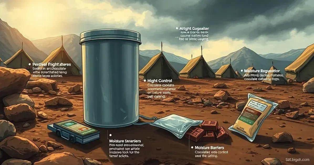 Dicas para Armazenar Chocolate em Condições Extremas