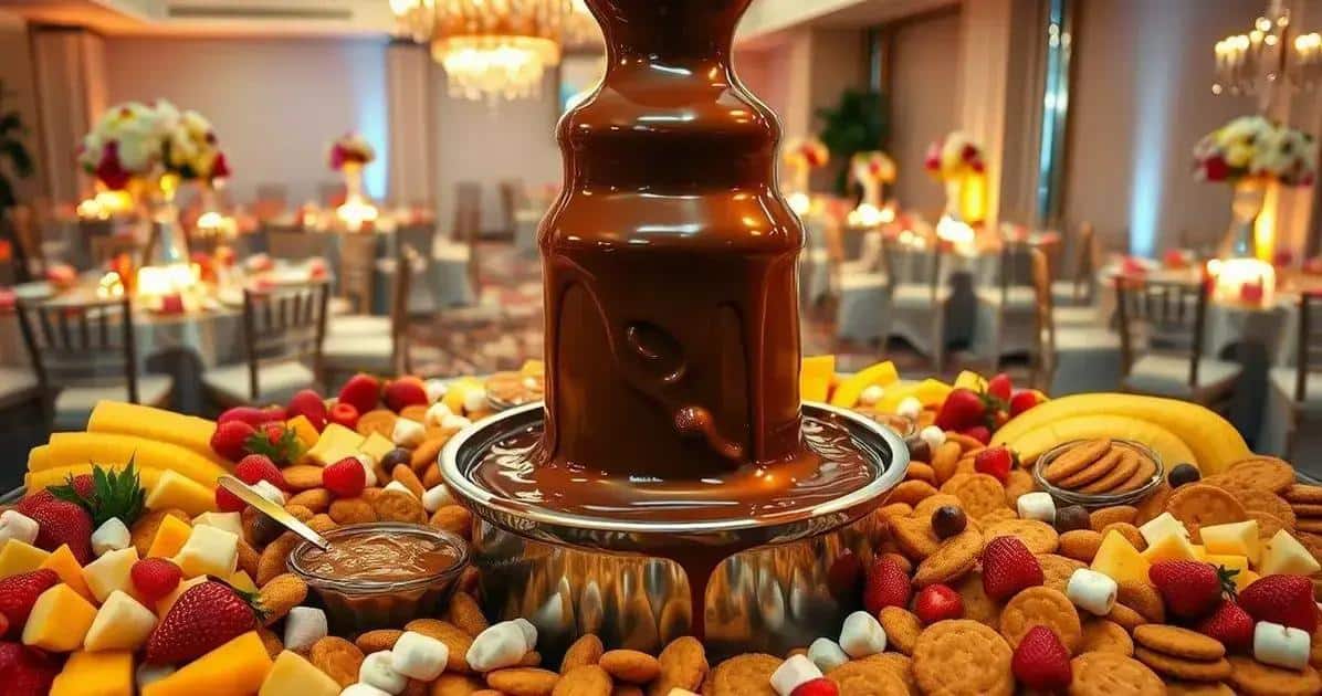 Dicas para Montar sua Cascata de Chocolate