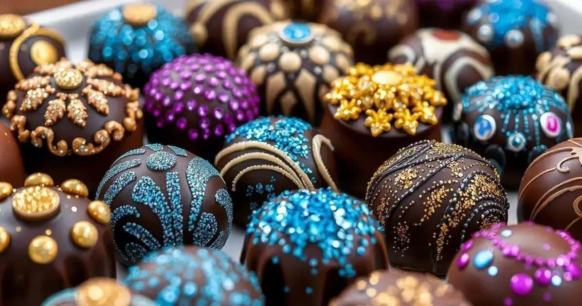 Dicas para Utilizar Gliter em Chocolates
