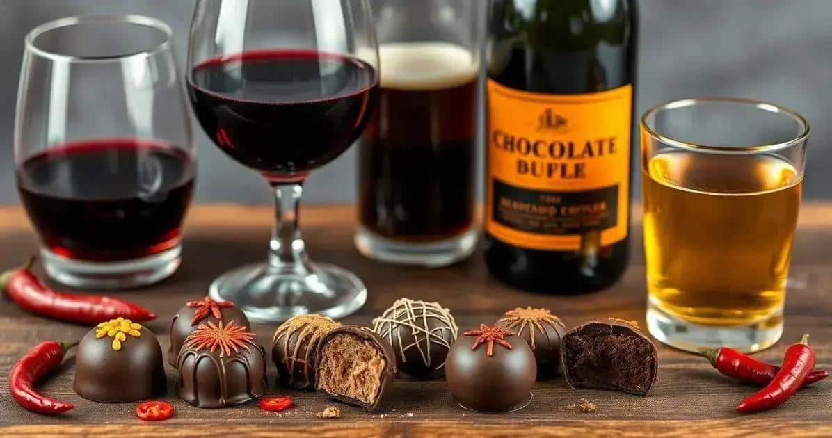 Harmonização de Bebidas com Bombons de Chocolate
