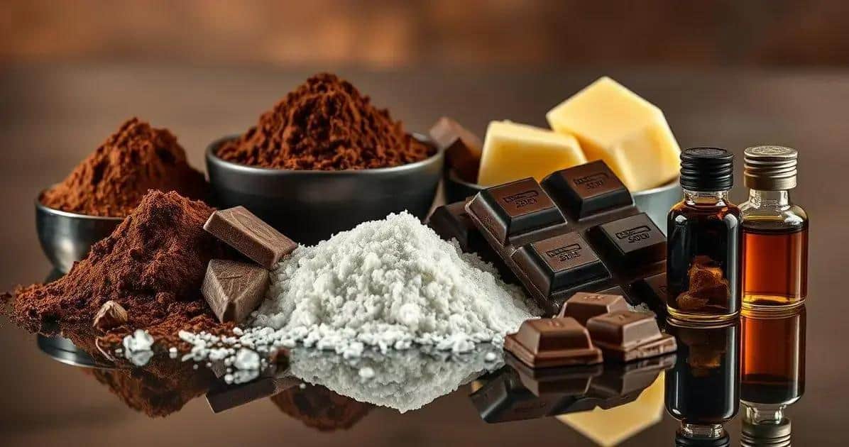 Ingredientes da Receita de Chocolate