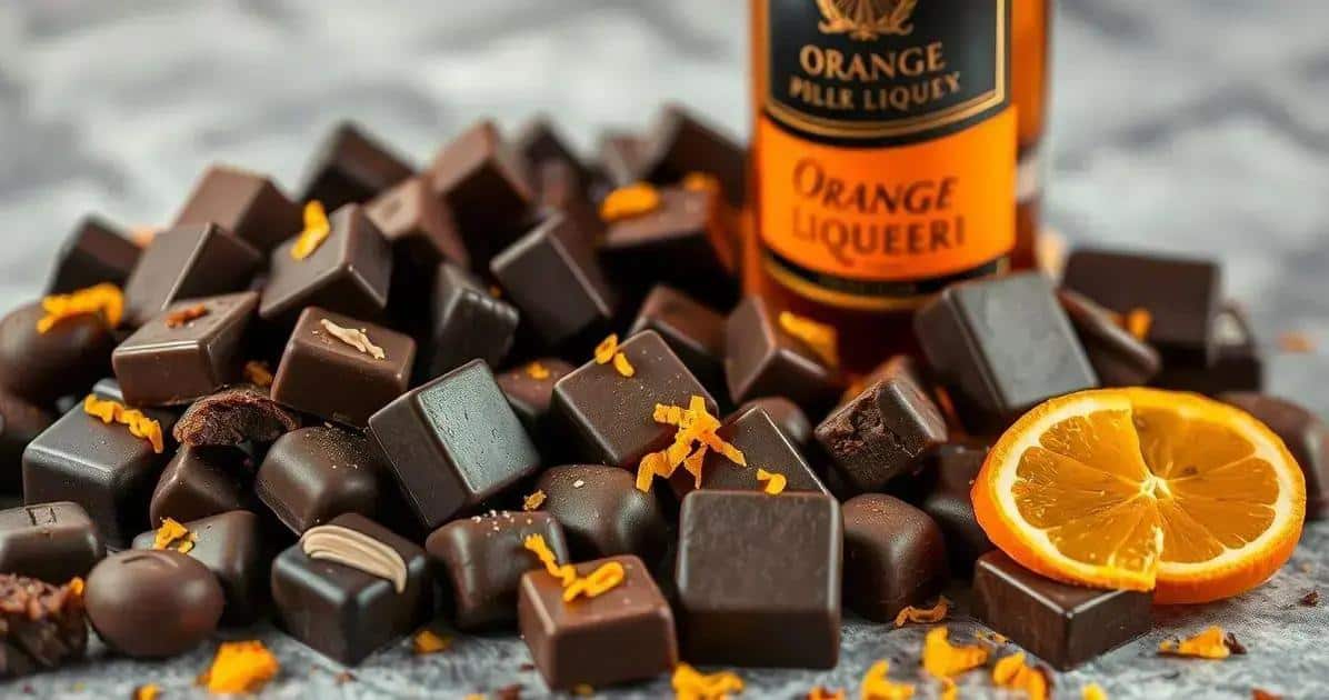 Ingredientes do Kit Chocolate e Licor de Laranja